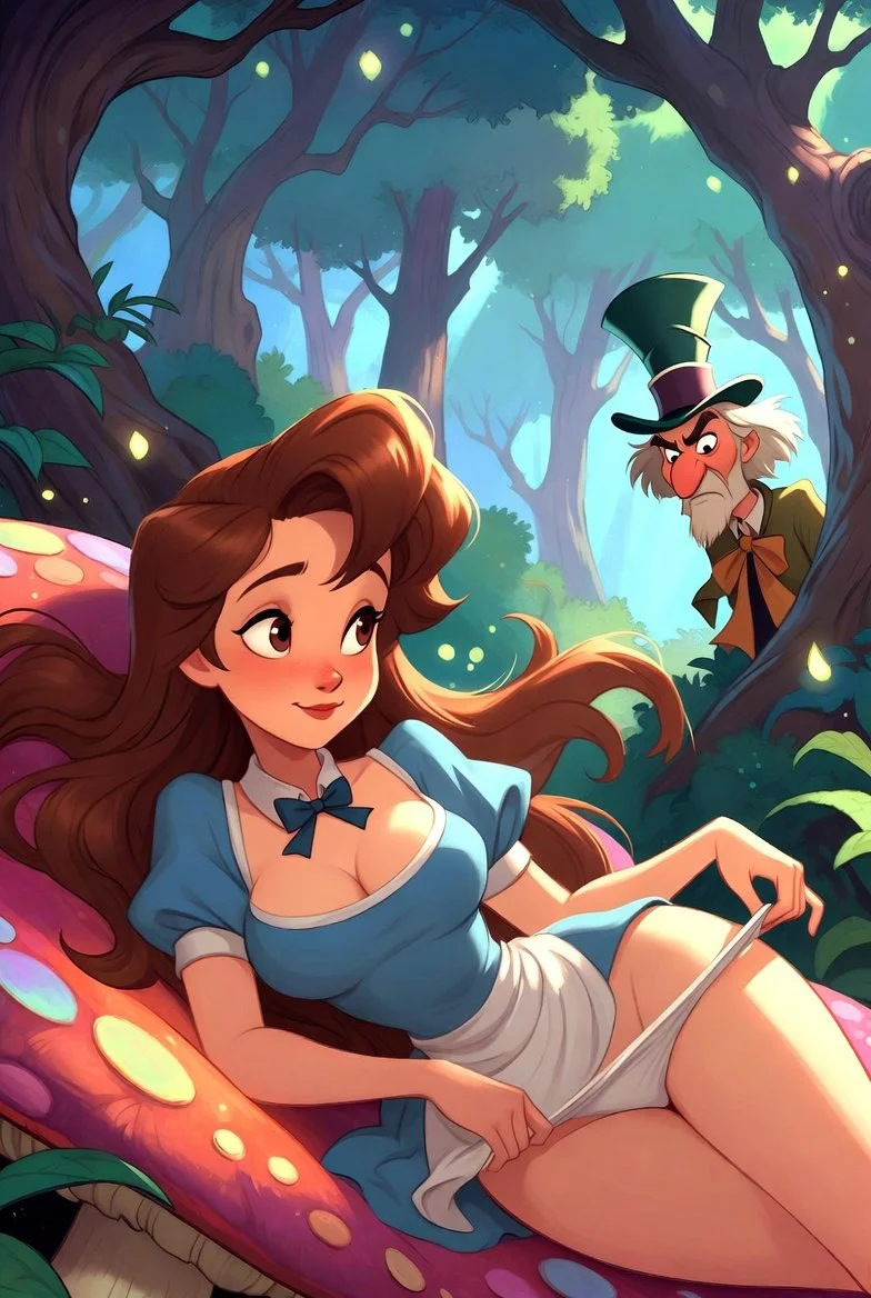 Alice Wonderland 21 years Hentai IA image 19