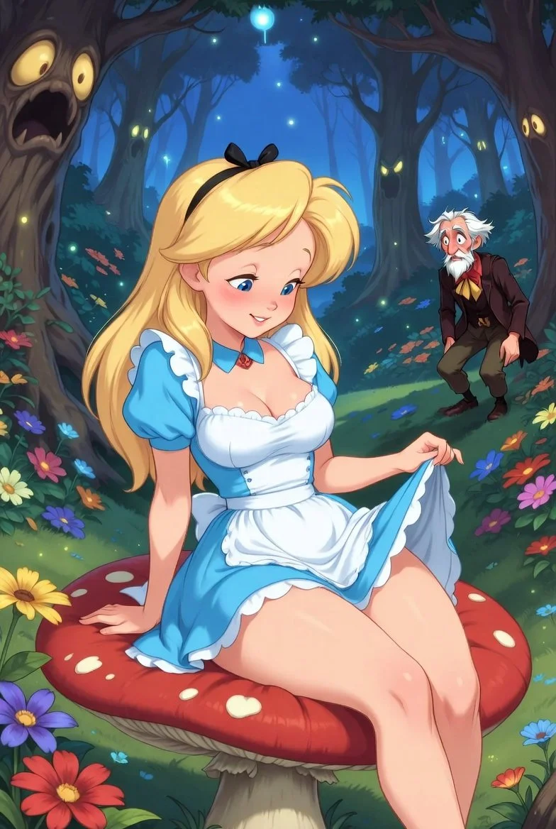 Alice Wonderland 21 years Hentai IA image 23