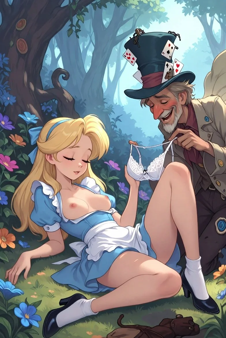 Alice Wonderland 21 years Hentai IA image 32