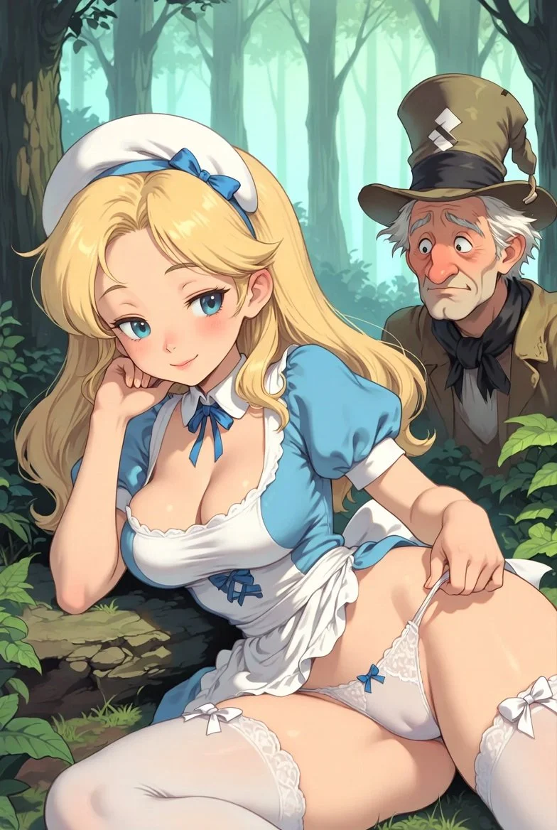 Alice Wonderland 21 years Hentai IA image 38