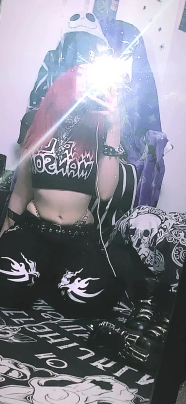 This goth girl wants to lock you up & have you worship me image 2
