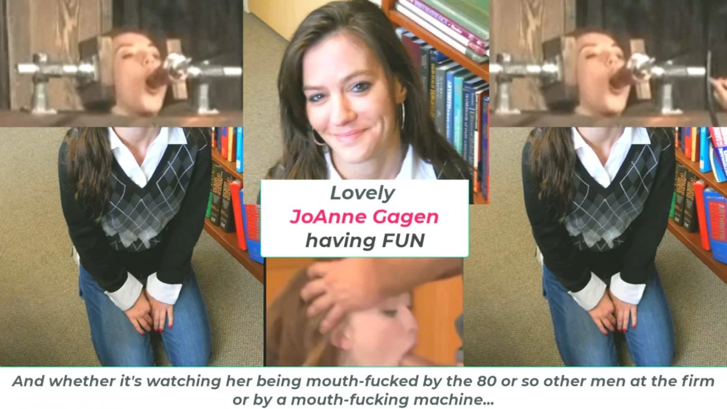 JoAnne Gagen's Mouth Fucked by a Machine image 3