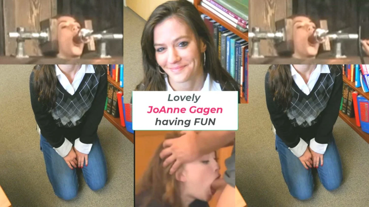 JoAnne Gagen's Mouth Fucked by a Machine image 6
