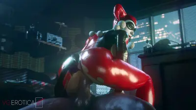 [DC] Harley Quinn rides a hard BBC cover image