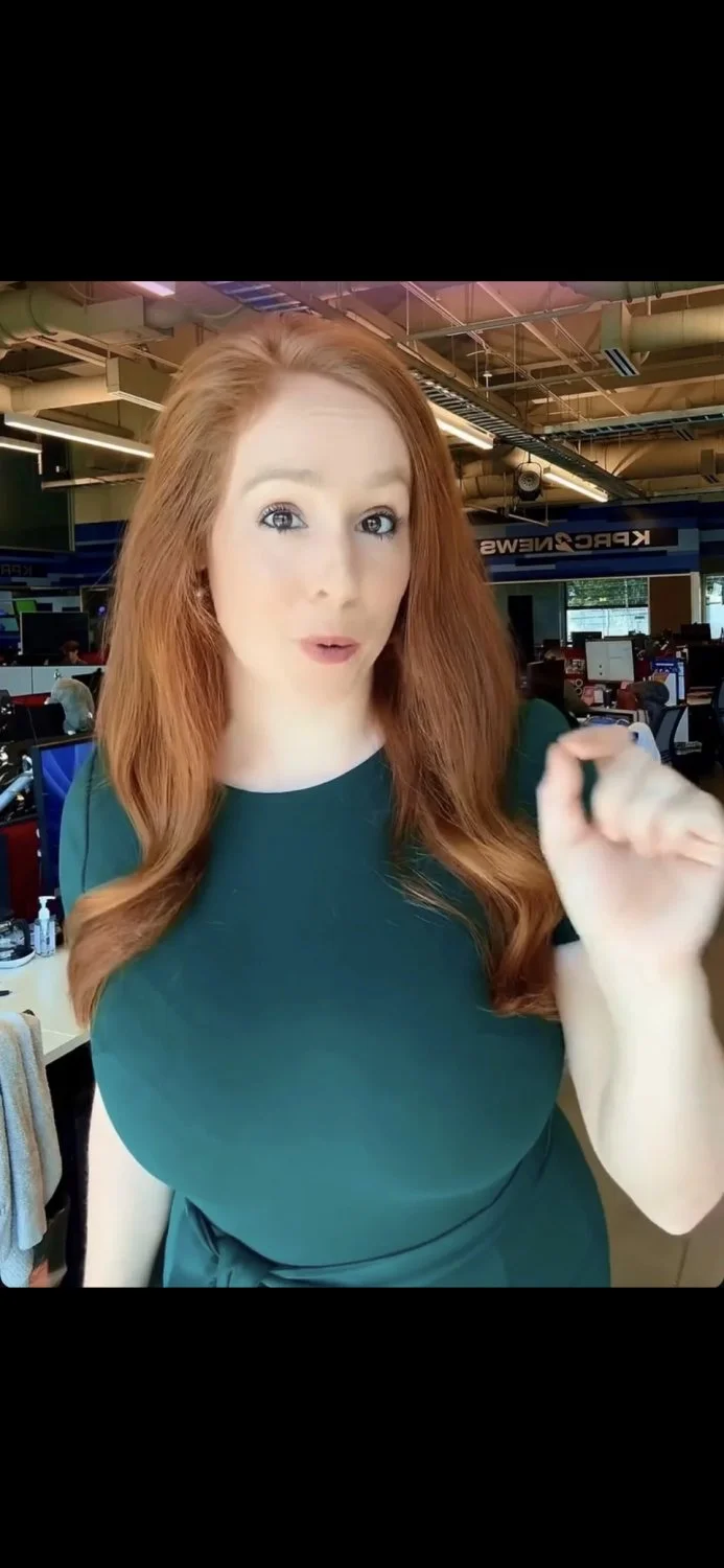 Weather Woman with HUGE Boobs image 15