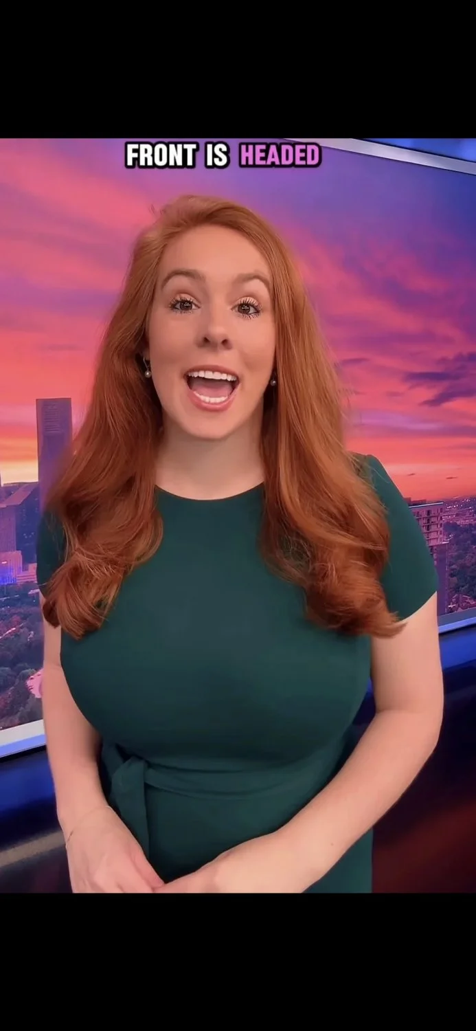 Weather Woman with HUGE Boobs image 21