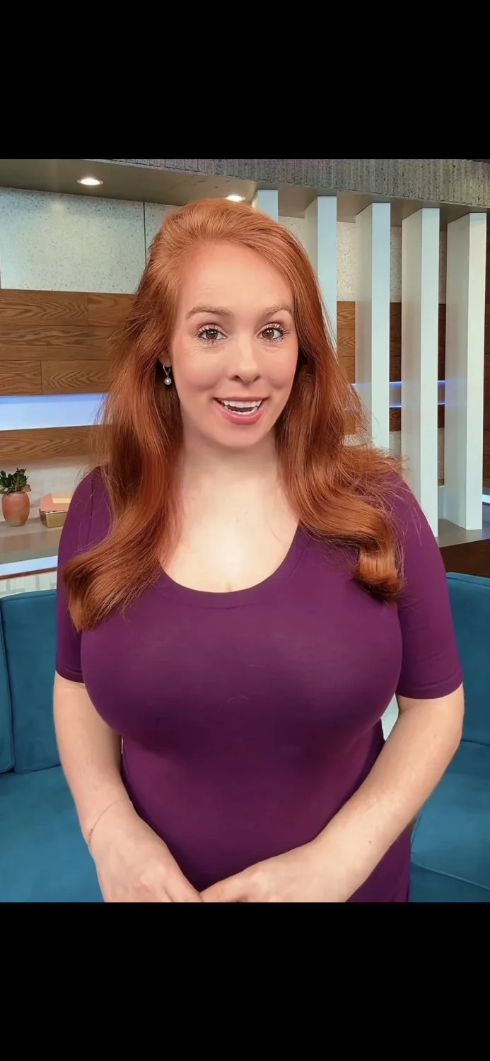 Weather Woman with HUGE Boobs image 24