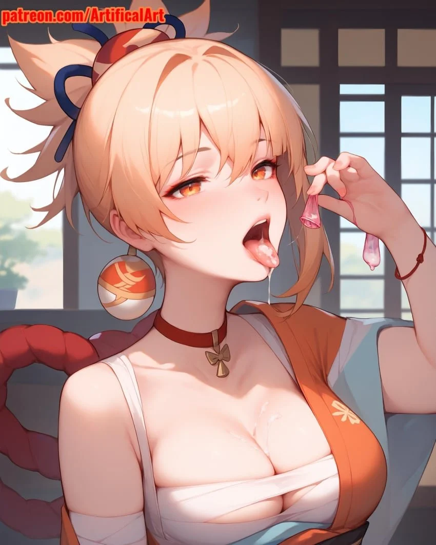 Joyful & Horny "Yoimiya" From Genshin Impact main image