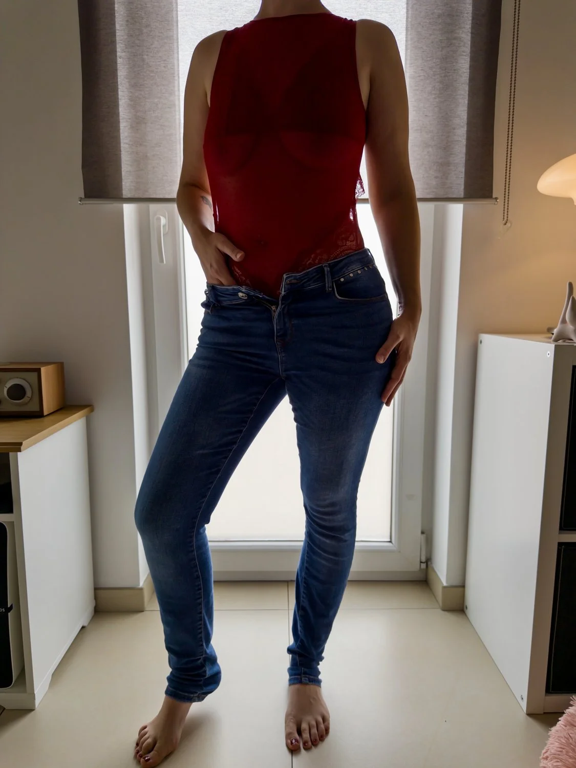 Hot Milf in RED Lingerie main image