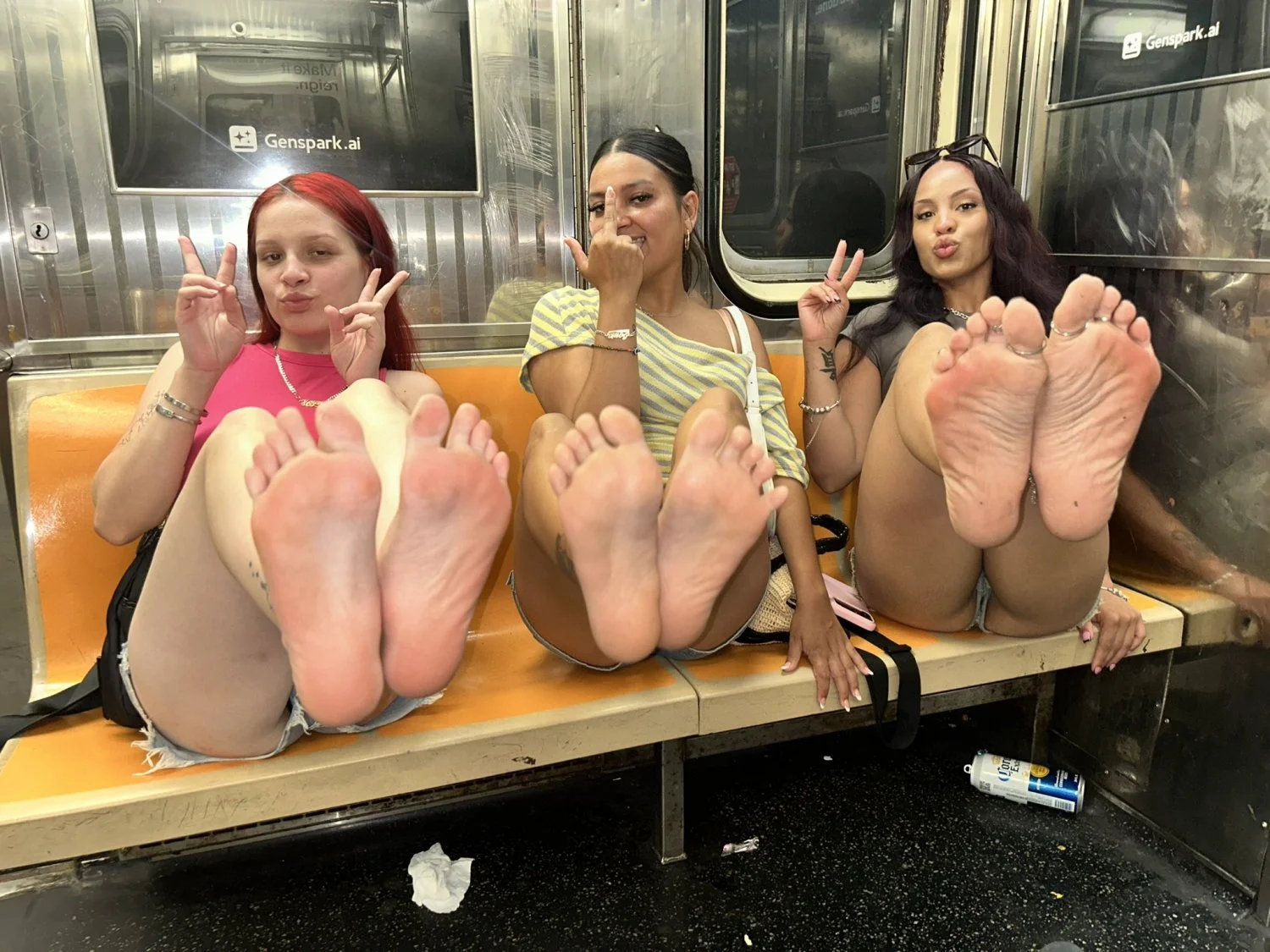 bratty hood latina brats on the mta image 1