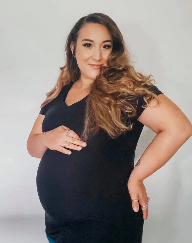 FAT chubby bitch MILF wearing leggings image 20