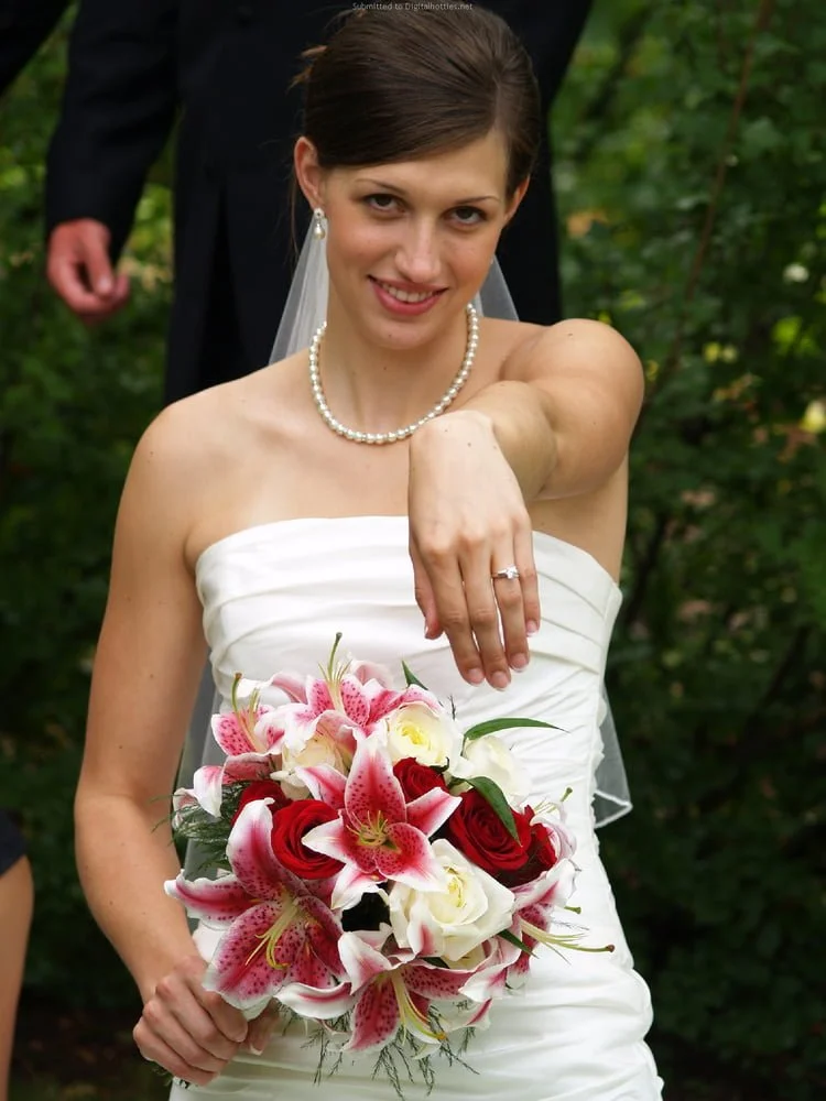 Beautiful bride whore. Nice cunt on this newly wed. So innocent tho🤤🤤🤤 image 16