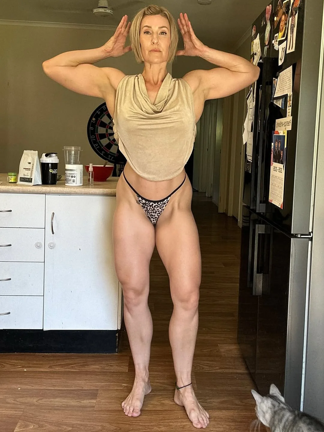 Curvy muscle milf fucks husband image 19