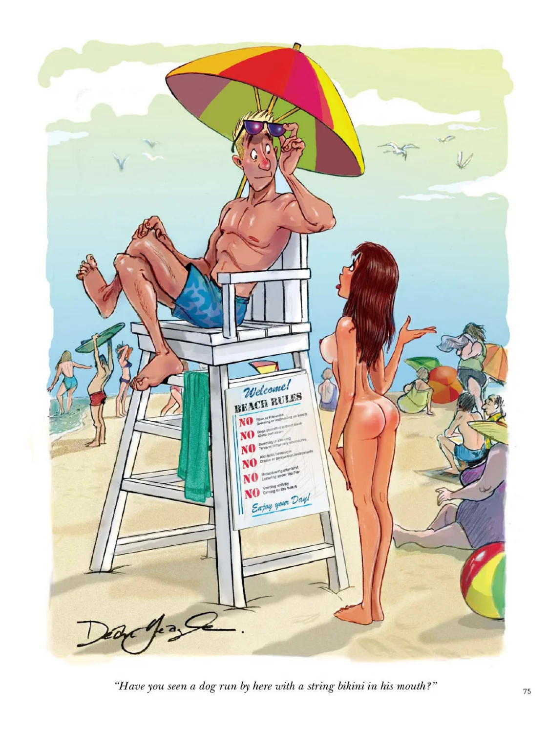 Lost bikini at beach main image