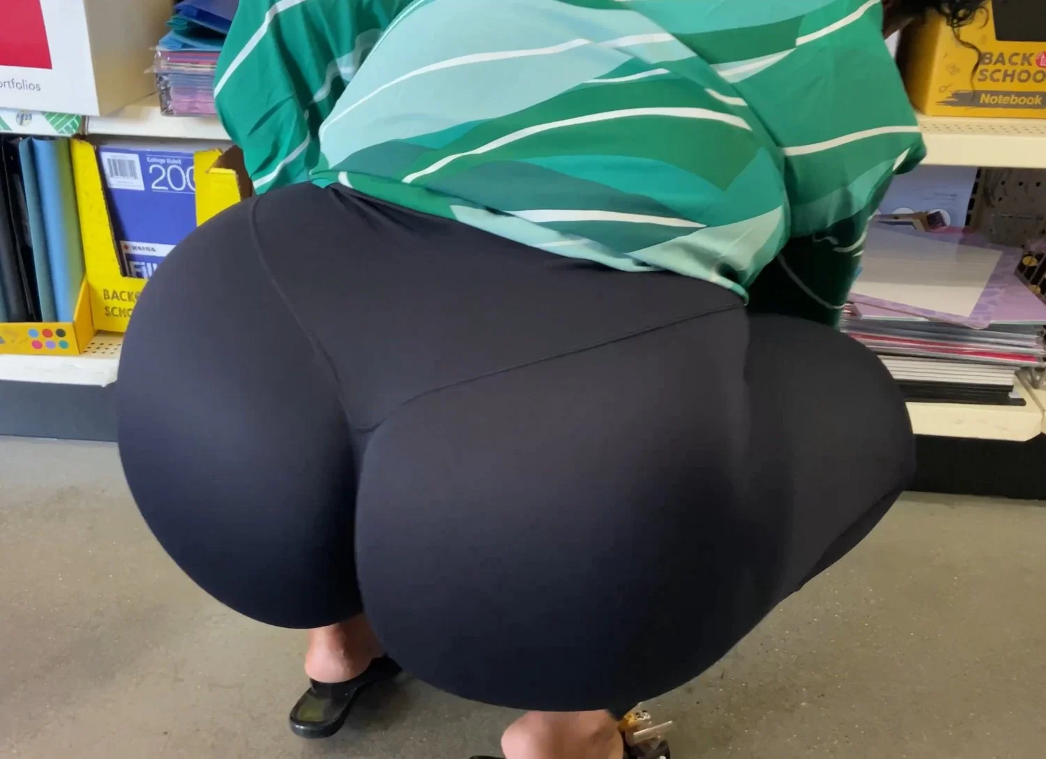Ebony Big Ass Black Leggings Dollar Tree image 8