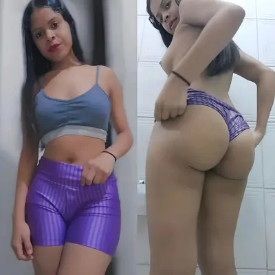 Vazou Morena puta se acabando na siririca enquanto se exibe cover image