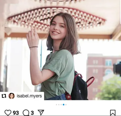 Isabel Myers will do anything for a role! cover image