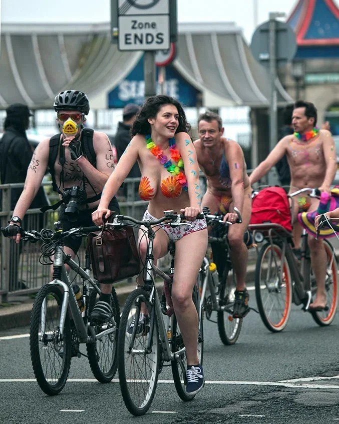 Brighton Bike Ride milf Lillian loves getting her tits out image 24