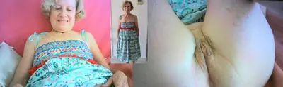 Cheating granny nurse Solange went for clothed photos i noticed that she was commando so i insisted cover image