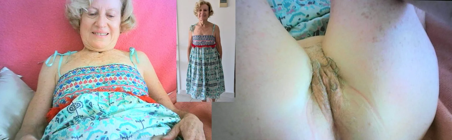 Cheating granny nurse Solange went for clothed photos i noticed that she was commando so i insisted main image