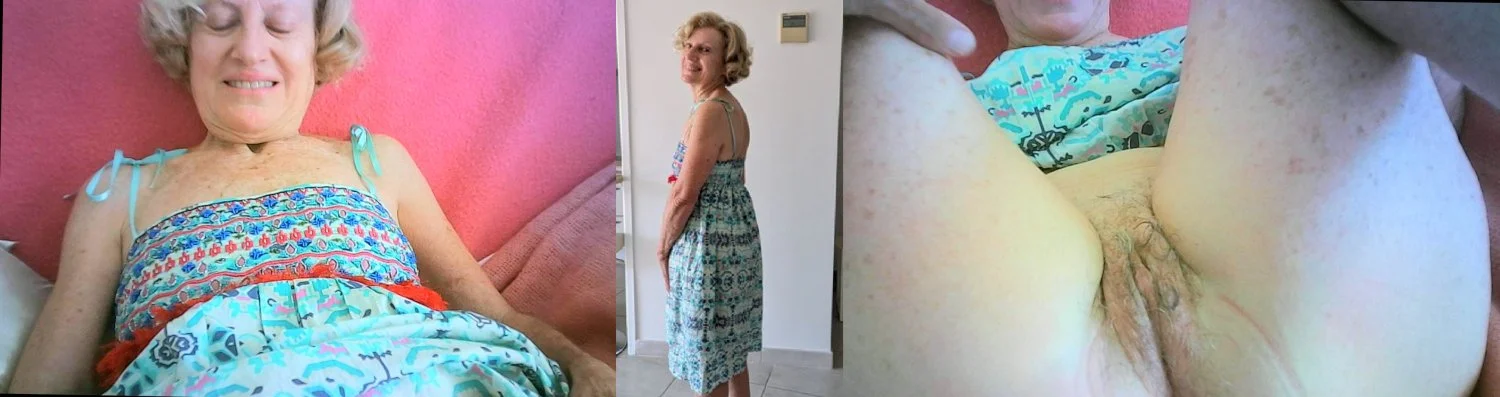 Cheating granny nurse Solange went for clothed photos i noticed that she was commando so i insisted image 2
