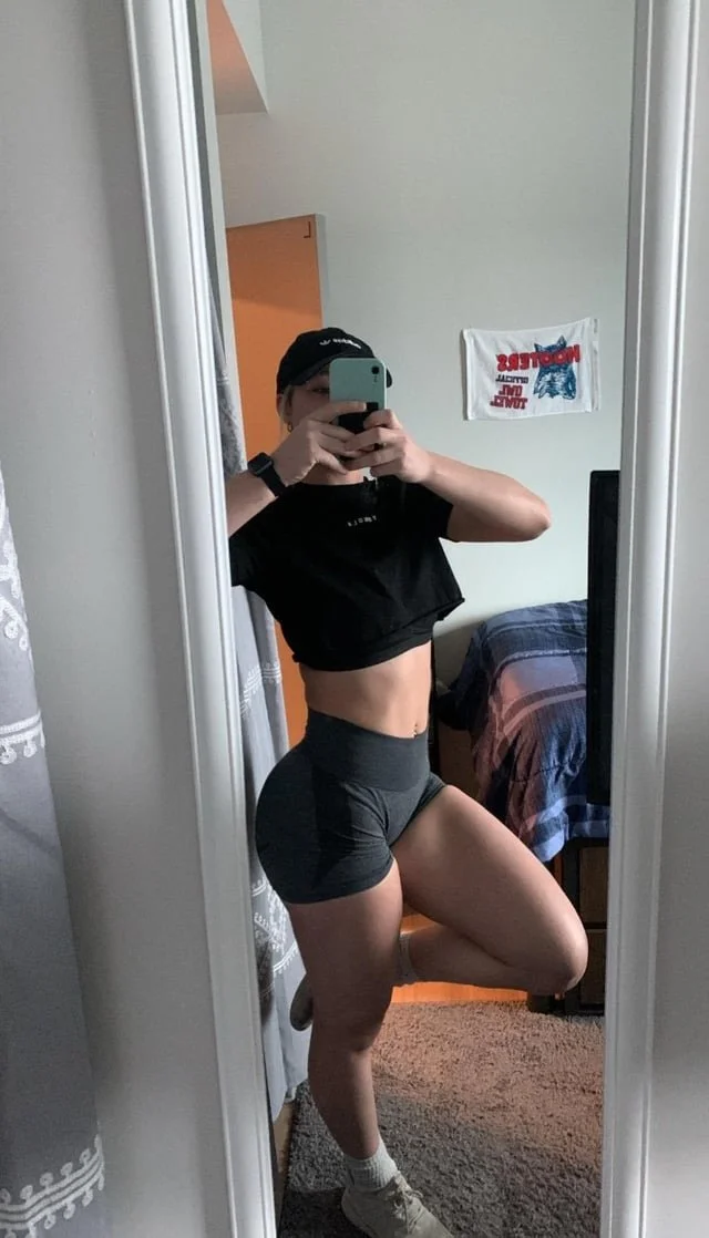 Little Blonde Gym Slut With Tight Ass image 14