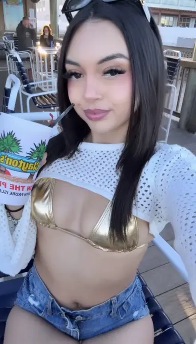 Funsize innocent looking latina is making daddy proud by being an internet slut for old men cover image
