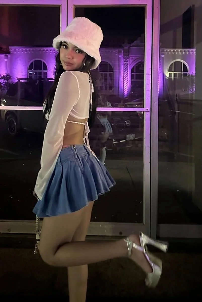Funsize innocent looking latina is making daddy proud by being an internet slut for old men image 37