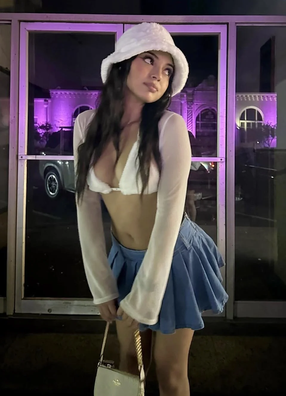 Funsize innocent looking latina is making daddy proud by being an internet slut for old men image 40