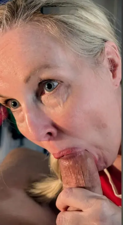 White wife sucks and swallows his load! Repost worthy? cover image