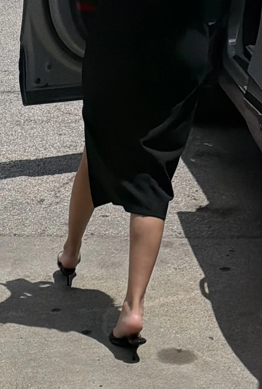 Sexy MILF feet in black heels image 20