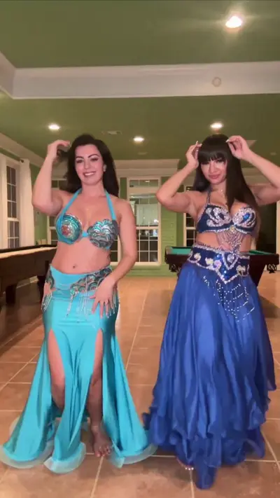 Belly-dancing MILFS get buck-naked 😮😍 cover image