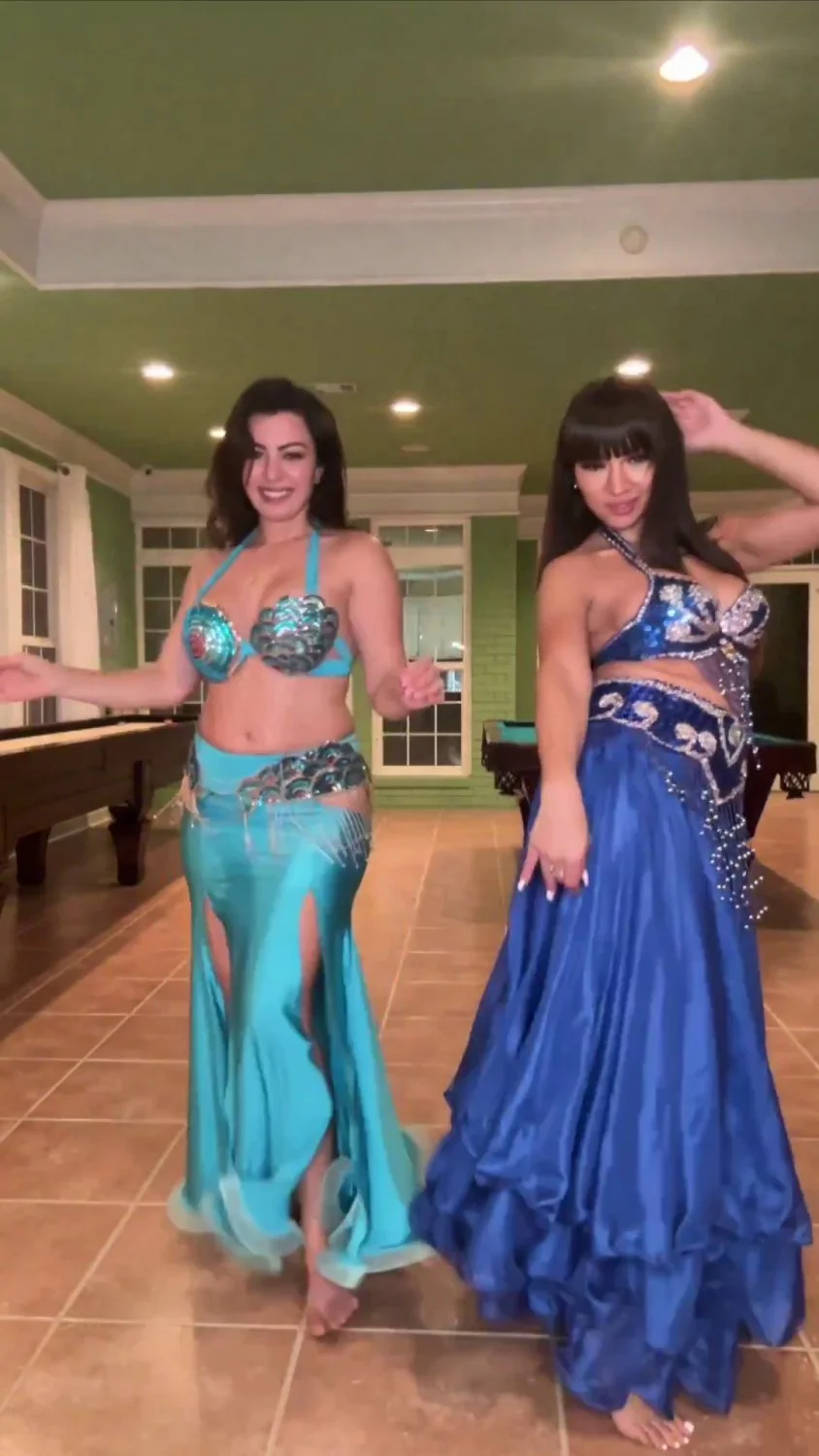 Belly-dancing MILFS get buck-naked 😮😍 image 2
