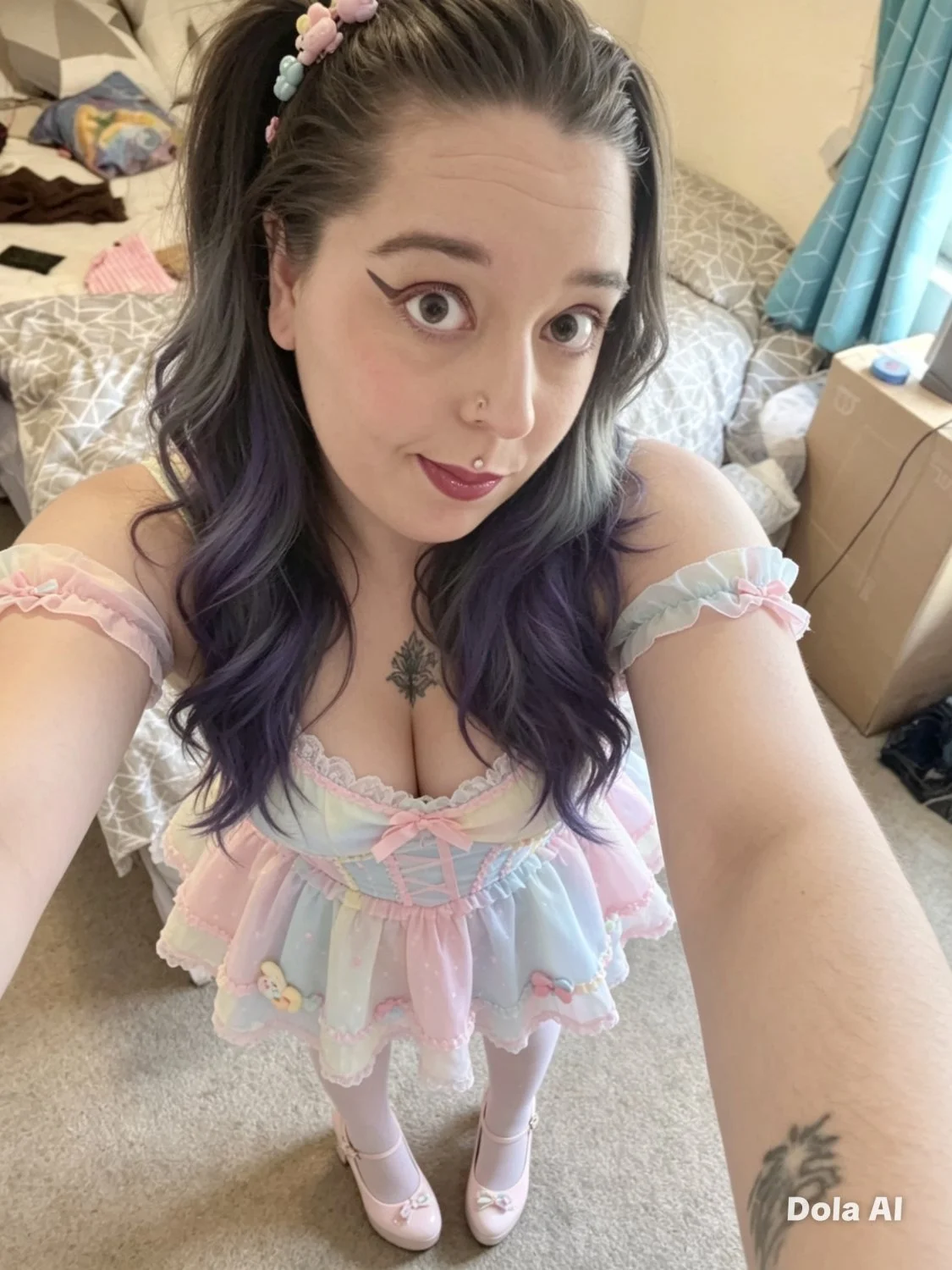 Making my friend look cute with ai image 2