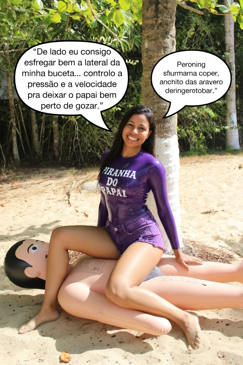 Filha piranha faz tutorial sobre como satisfazer o papai na Ilha do TABOO e fica grávida - AI - IA image 26
