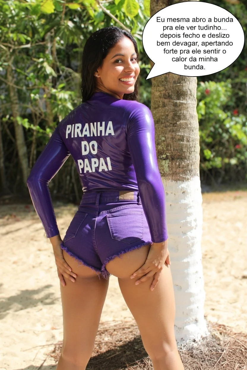 Filha piranha faz tutorial sobre como satisfazer o papai na Ilha do TABOO e fica grávida - AI - IA image 32
