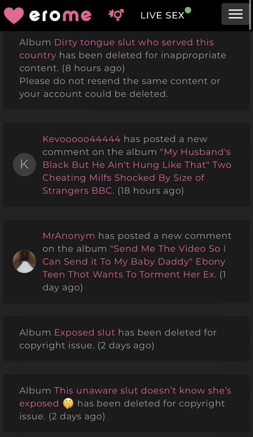 Message me if you have a problem with my content and I’ll take it down, stop reporting my page! main image