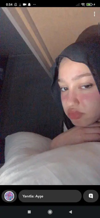 Young turkish girl with hijab cover image