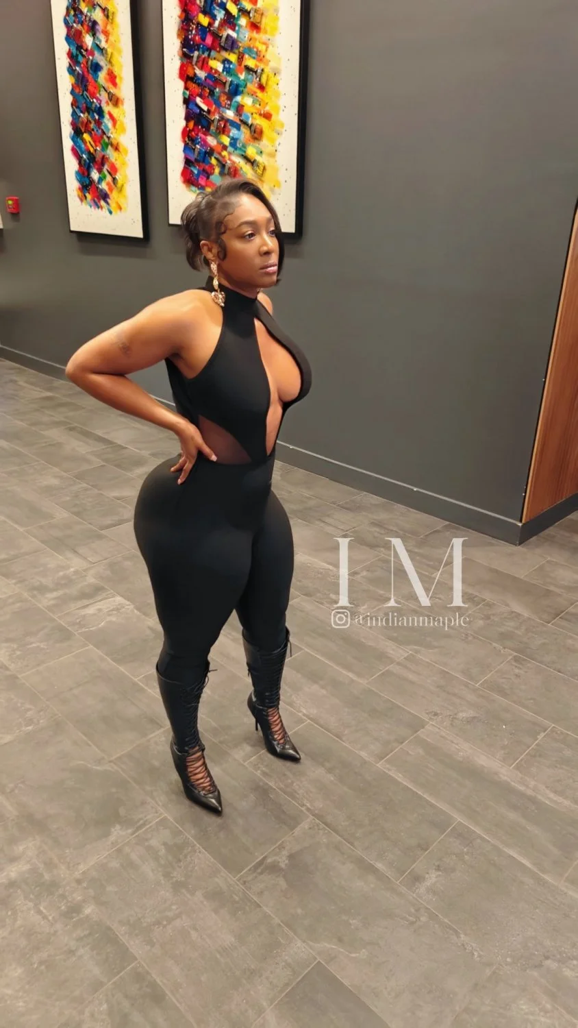 Freaky hot Ebony with phat round ass 🥵🍑🔥 image 8
