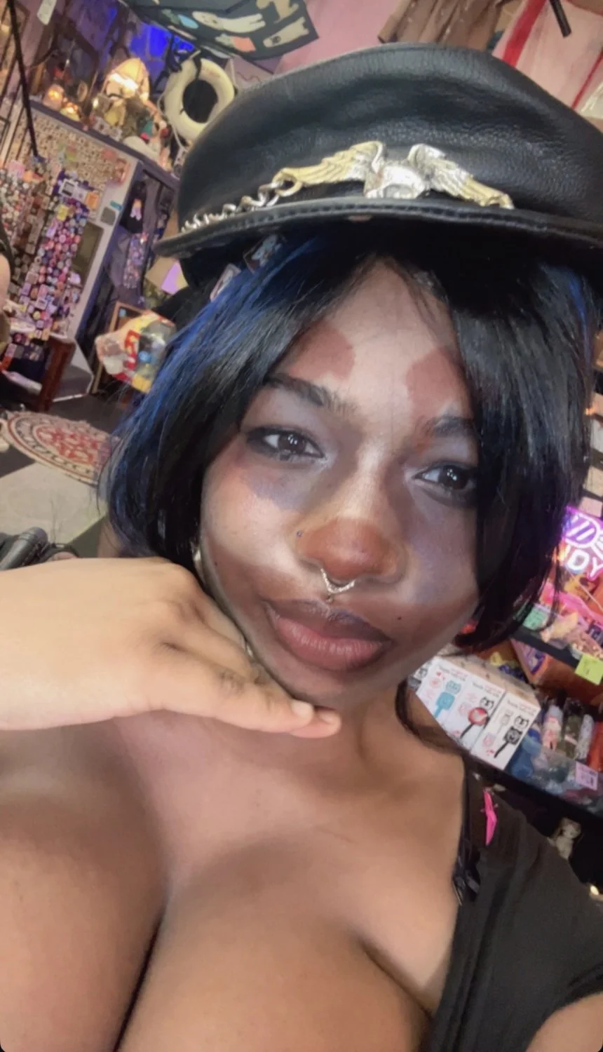 Busty emo ebony image 2