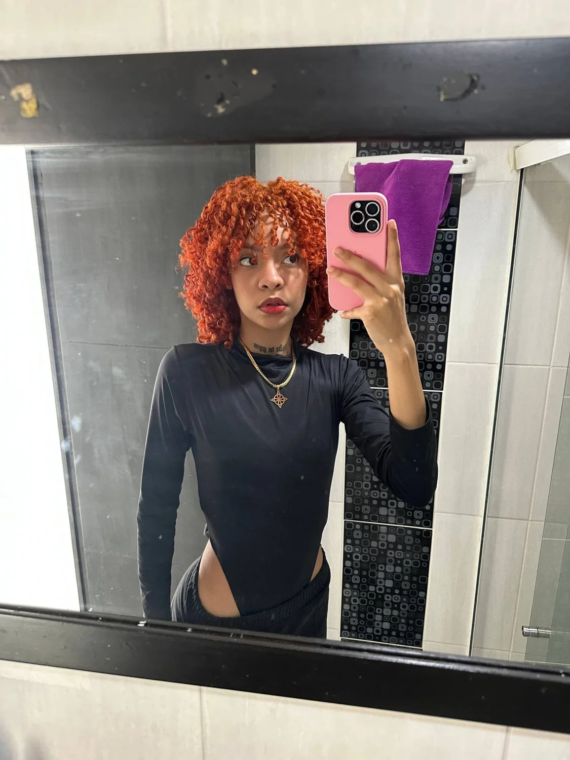Cute red headed lightskin image 2