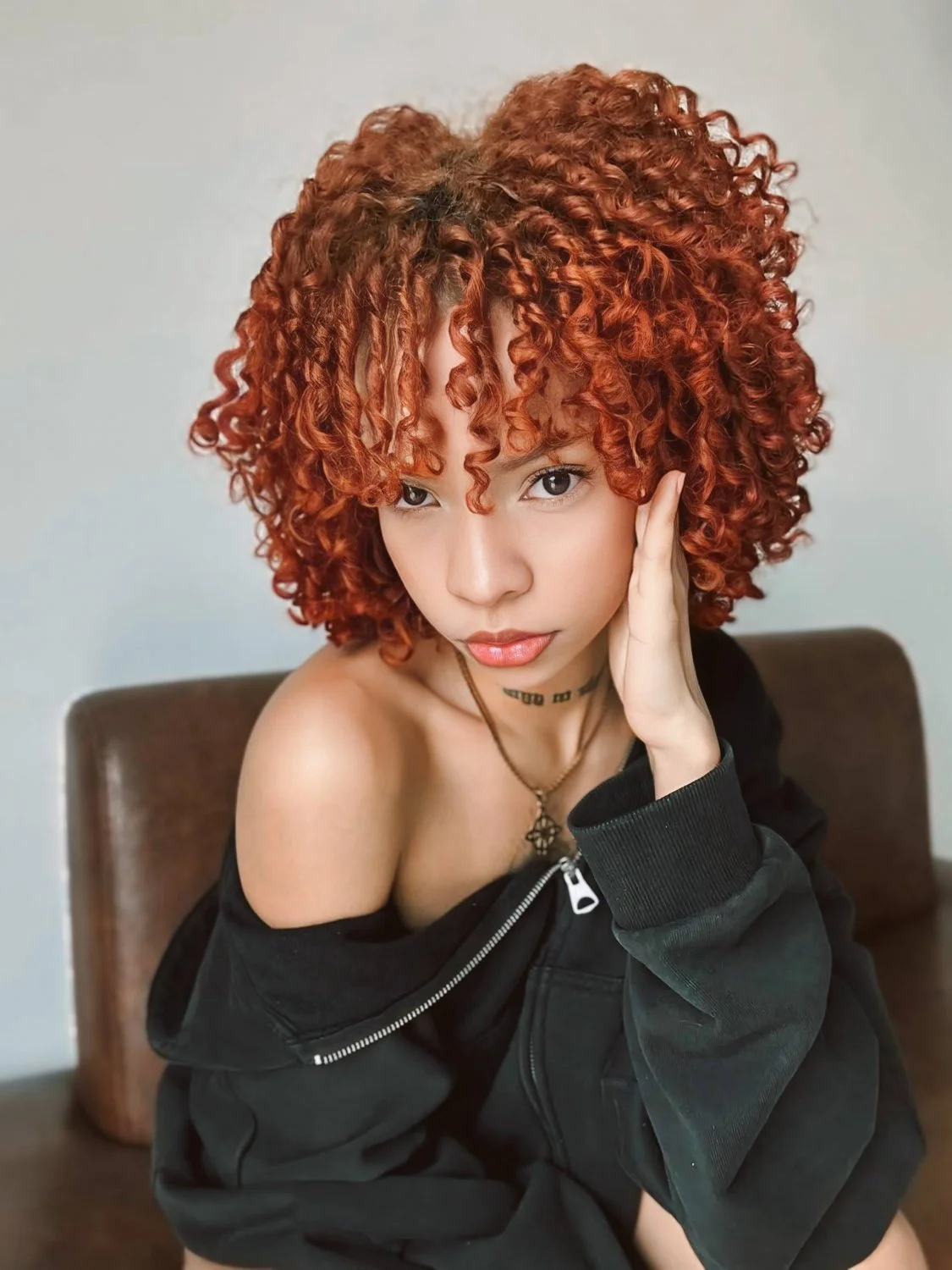 Cute red headed lightskin image 3