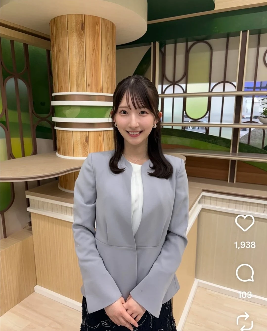 🔚Japanese　顔抜き　アナウンサー　橋本華歩　ソフトエロ　一発やりたい image 16