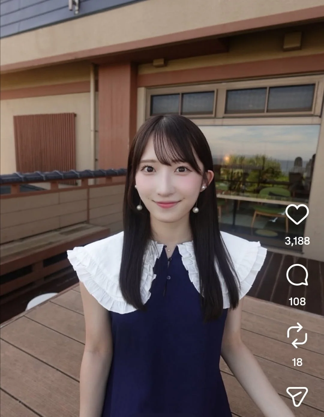 🔚Japanese　顔抜き　アナウンサー　橋本華歩　ソフトエロ　一発やりたい image 3