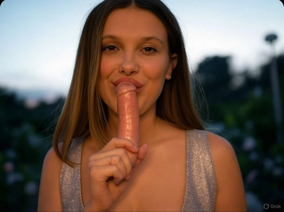 Millie loves cock Celebrity ai fakes image 9