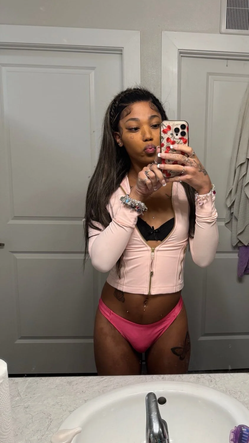 Ebony Trans Girl With Big Dick Taking BBC Up Her Ass - Tranny Trap Tgirl Ts Shemale Femboy Sissy main image