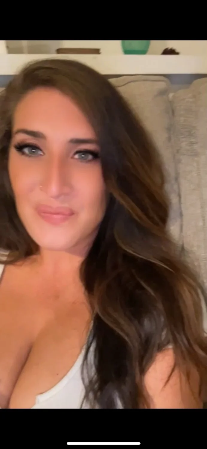 White slut with huge tits and face made for cum image 8