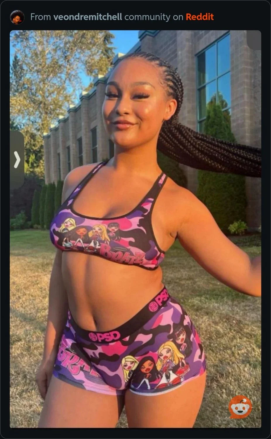 Sexy redbone tranny Veondre Mitchell image 3