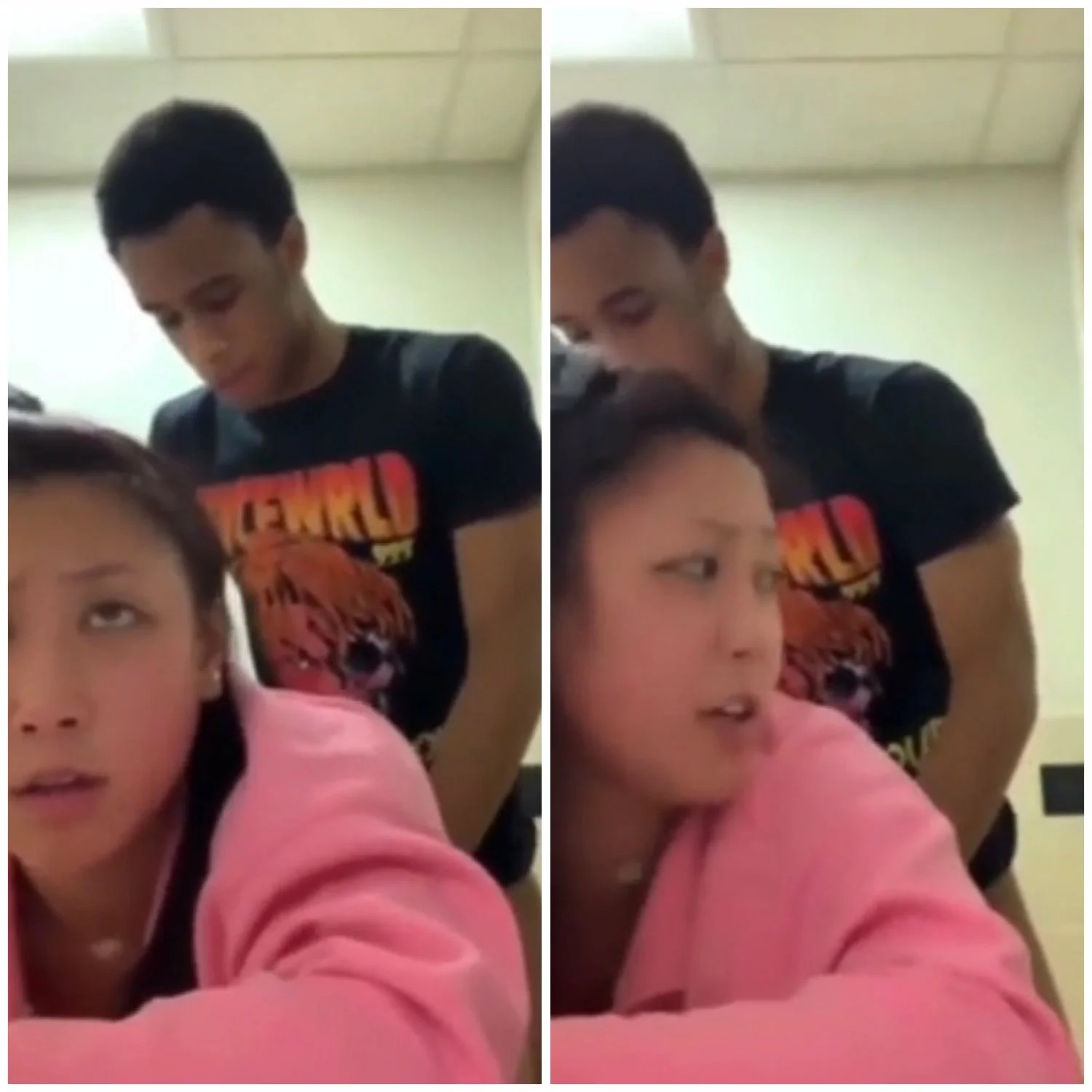 "I'm Gonna Cum, Take It" Asian Slut Gets BBC Creampie in Public Bathroom main image