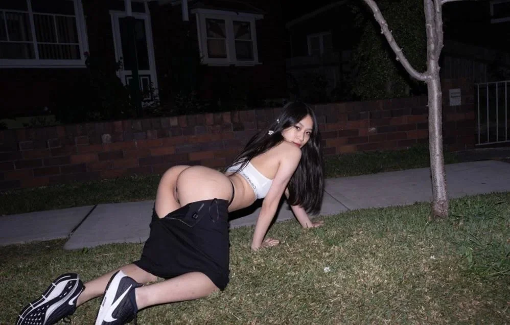 Stupid asian teen whore will do anything not to have to work. image 32